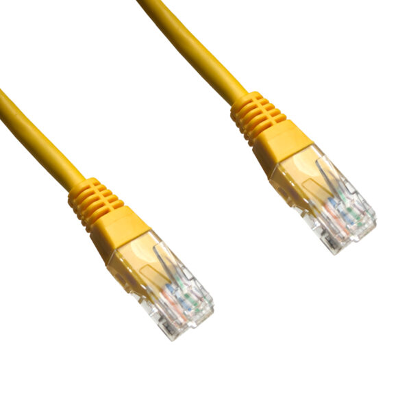 15x5_UTP_YL_h_800-2 DATACOM patch cord UTP cat5e 2M žlutý