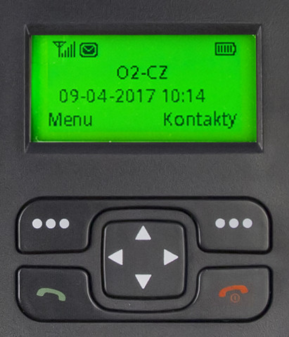 16 ALIGATOR T100 Stolní telefon na simkartu Black