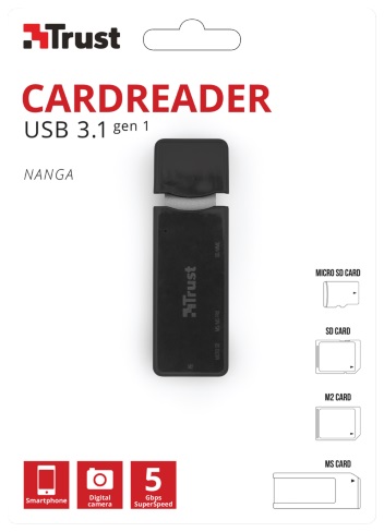 čtečka TRUST Nanga USB 3.1 Cardreader