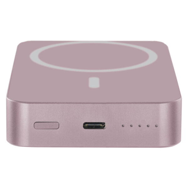 EMOS POWERBANKA WI1046, bezdrátové nabíjení 20W, 10.000mAh, LOSOSOVÁ, 1xUSB-C