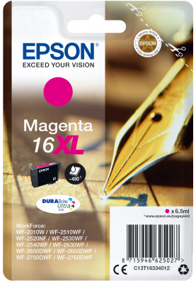 16xl_m_pen_crossword_png Epson Singlepack Magenta 16XL DURABrite Ultra Ink