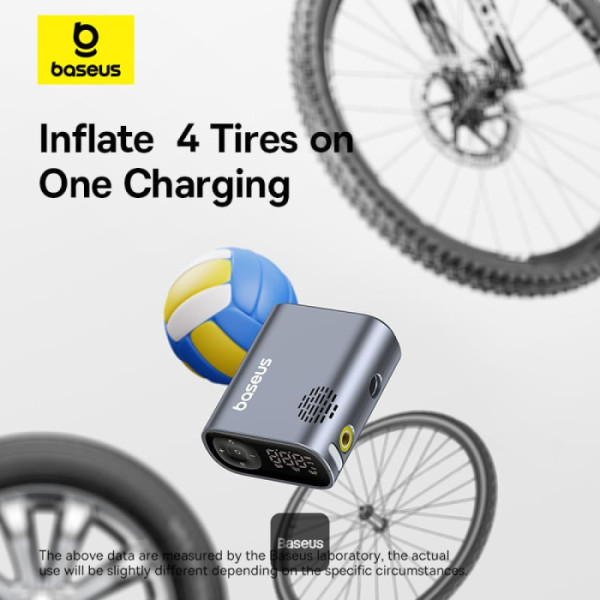 Baseus Pumpička na kolo PrimeTrip černá