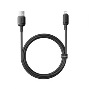 Baseus Rychlonabíjecí kabel Silky USB/Lightning 1m 2.4A černý