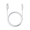 Baseus Rychlonabíjecí kabel Silky USB/Lightning 1m 2.4A bílý