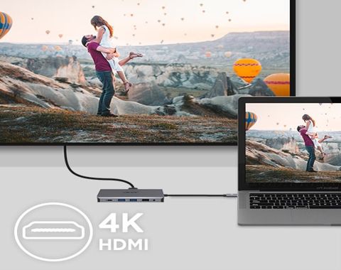 Acer 12in1 USB-C dongle (USB,HDMI,PD,CD,DP,RJ45)