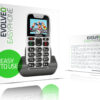 EVOLVEO EasyPhone, mobilní telefon pro seniory s nabíjecím stojánkem, bílá