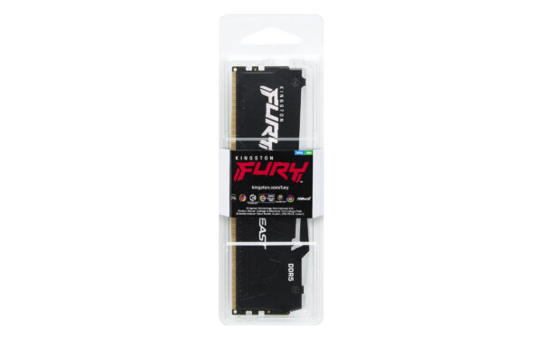1RGBBLackBOX-3 Kingston FURY Beast EXPO/DDR5/16GB/6400MHz/CL32/1x16GB/RGB/Black