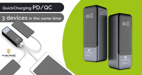 1_PN964PD_1500_EN_3 Viking PN-964PD 27000 mAh/Output:1xUSB-A,2xUSB-C/Input:2xUSB-C/LED display