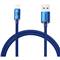 Baseus CAJY000003 Crystal Shine Series Datový Kabel USB - Lightning 20W 1,2m Blue