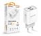 1_n-68 Chytrá síťová nabíječka ALIGATOR 2,4A, 2xUSB, smart IC, bílá