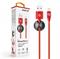 ALIGATOR PREMIUM Datový kabel 2A, Lightning červený