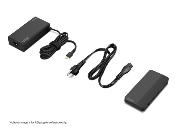 1_s-2180 Lenovo USB-C Dual Display Travel Dock (w/ adapter)