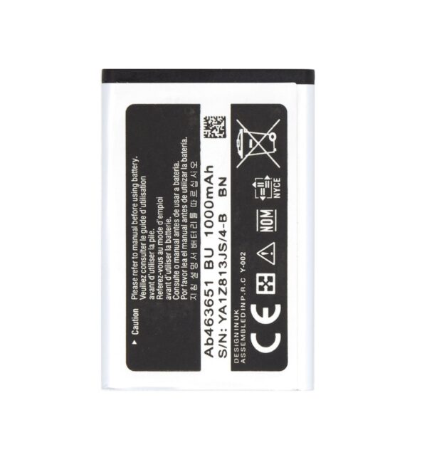 1_s-219 Samsung baterie AB463651BE Li-Ion 1000mAh (OEM)