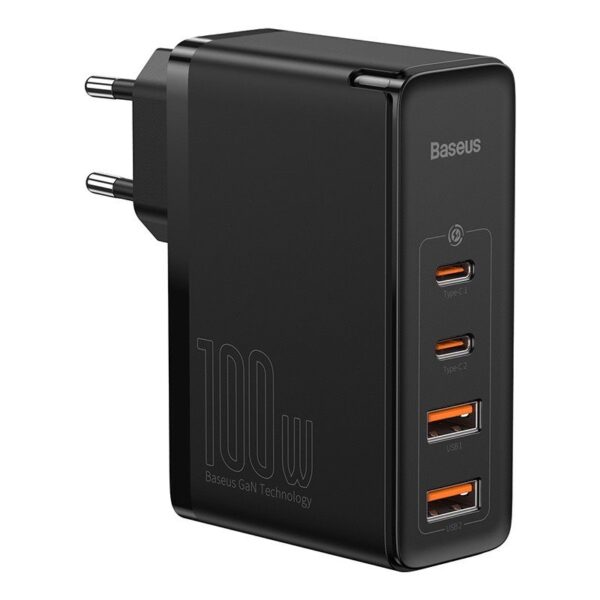 1_s-239 Baseus CCGAN2P-L01 GaN2 Pro Quick Nabíječka 2xUSB + 2xUSB-C 100W Black