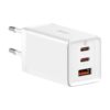 1_s-240 Baseus CCGP120202 GaN5 Pro Quick Nabíječka USB + 2x USB-C 65W White