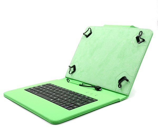 1_s-2588 C-TECH pouzdro univer.s klav. 9.7-10.1" zelené