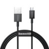 1_s-2664 Baseus CAMYS-01 Superior Fast Charging Datový Kabel MicroUSB 2A 1m Black