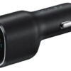 Samsung Duální autonabíječka 40W (USB,USB-C) Black