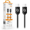 1_s-2737 Datový kabel ALIGATOR POWER 100W, USB-C/USB-C 5A, 1,5m černý