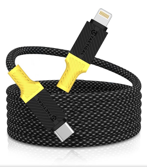1_s-2755 Tactical MagRope USB-C/Lightning 1m Black/Yellow