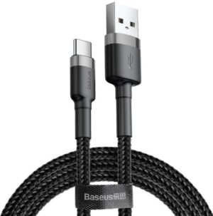 1_s-2780 Baseus datový kabel Cafule USB-C 3m 2A šedo-černý