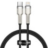 Baseus datový kabel Cafule USB-C na Lightning 0,25m PD 20W černý