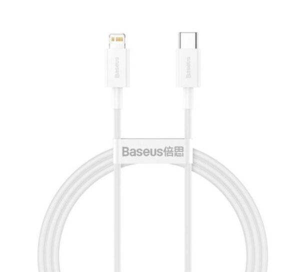 Baseus datový kabel Superior USB-C/Lightning 1m 20W bílý