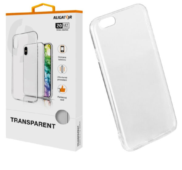 ALIGATOR Pouzdro Transparent Apple iPhone 6/6S