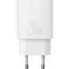 Baseus CCXJ-B02 Compact Quick Nabíječka USB/USB-C 20W White