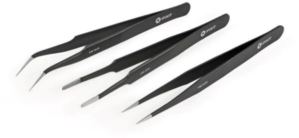 1_s-2922 iFixit Precision Tweezers Set Pro, ESD Safe, sada 3 pinzet