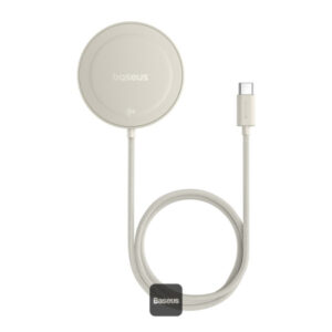 1_s-3281 Baseus bezdrátová nabíjecí magnetická podložka Simple Mini4 Qi2 15W zlatá