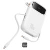 1_s-3294 Baseus power banka Qpow 10000mAh 30W bílá s USB-C kabelem
