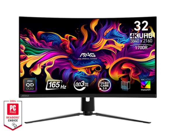 MSI MAG/321CUP/31,5"/QD-OLED/4K UHD/165Hz/0,03ms/Černá/3R