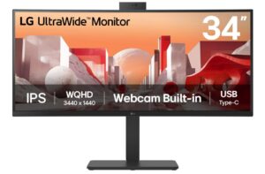 LG UltraWide/34BA85QE-B/34"/IPS/3440x1440/60Hz/5ms/Black/2R