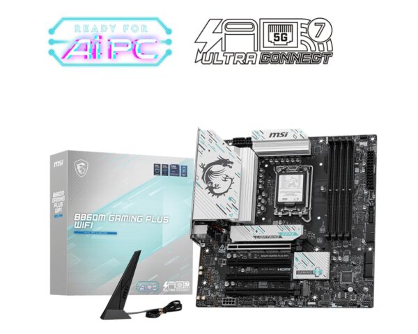 MSI B860M GAMING PLUS WIFI/LGA 1851/mATX