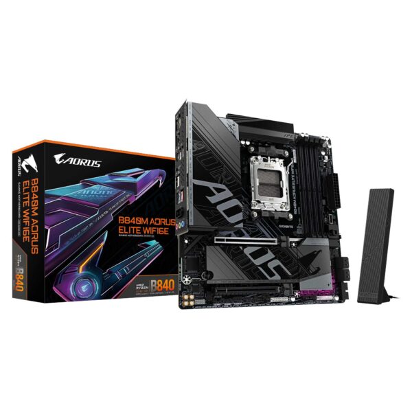 1_s-3601 GIGABYTE B840M AORUS ELITE WIFI6E/AM5/mATX