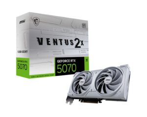 MSI GeForce RTX 5070 VENTUS 2X WHITE/OC/12GB/GDDR7
