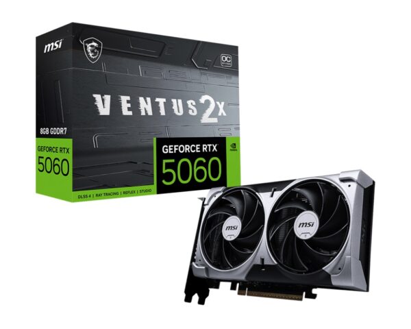 MSI GeForce RTX 5060 VENTUS 2X/OC/8GB/GDDR7
