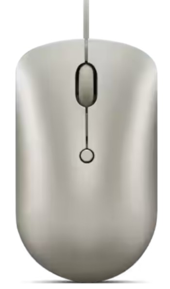 Lenovo 540/Cestovní/Optická/2 400 DPI/Drátové USB-C/Stříbrná