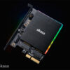 AKASA adaptér M.2 do PCIex s chladičem RGB