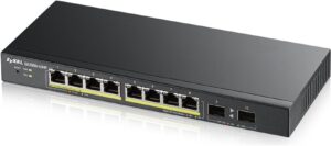 1_s-3993 ZYXEL 8xGb+2xSFP fanless POE switch GS1900-10HP v2