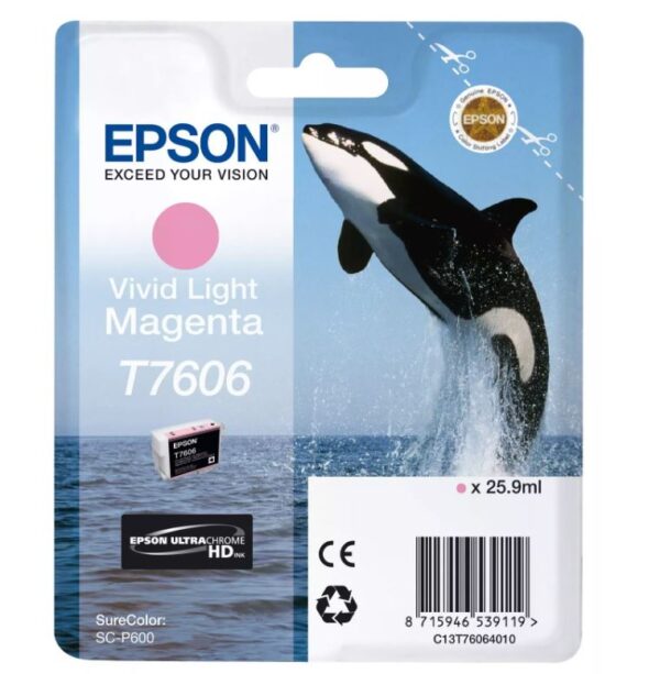 1_s-4226 Epson T7606 Ink Cartridge Vivid Light Magenta