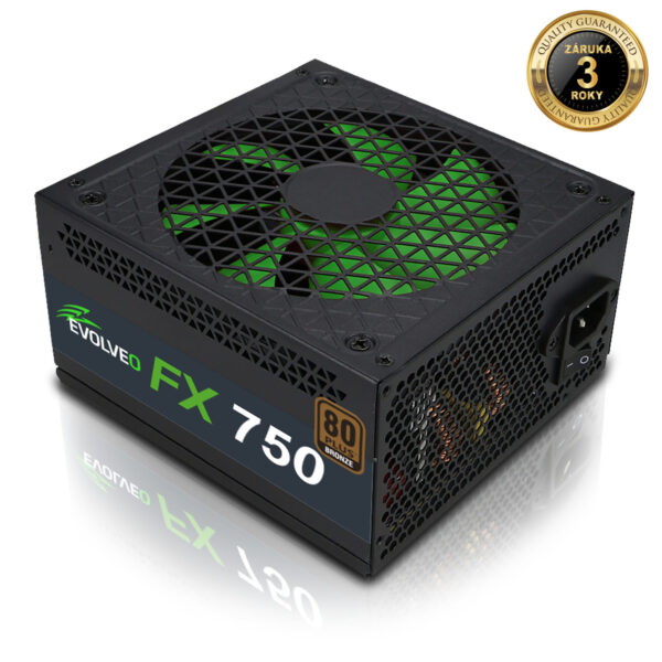 1cz_s-6 EVOLVEO FX 750,zdroj750W ATX,14cm,80+,Bronze,3YRW