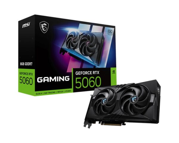 1e_s-21 MSI GeForce RTX 5060/Gaming/OC/8GB/GDDR7