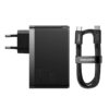 Baseus CCGP100201 GaN5 Pro Fast Nabíječka USB + 2xUSB-C 140W Black