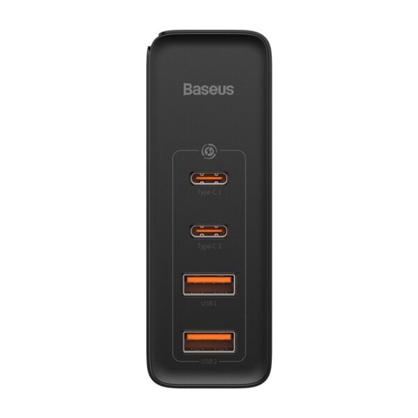 2-102 Baseus CCGAN2P-L01 GaN2 Pro Quick Nabíječka 2xUSB + 2xUSB-C 100W Black