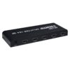 2-1529 PremiumCord HDMI splitter 1-4 portů kovový s napájecím adaptérem, 3D, FULL HD