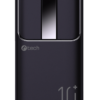 Powerbanka C-tech 10000mAh, Li-Pol, 22,5W, USB-C/USB-A/micro USB