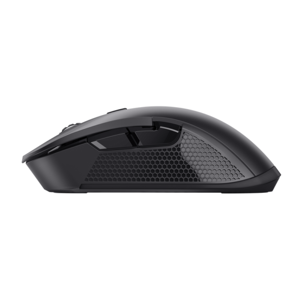 TRUST GXT931/Herní/Laserová/Pro praváky/7 200 DPI/Drátová+bezdrátová/Černá