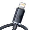 2-2481 Baseus CAJY000001 Crystal Shine Series Datový Kabel USB - Lightning 20W 1,2m Black